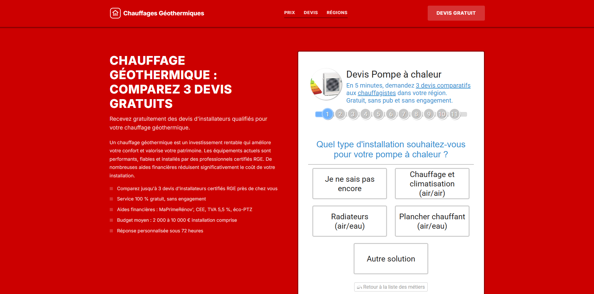 Aperçu chauffages-geothermiques.fr
